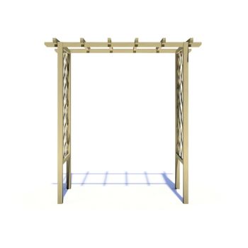 Wooden Arch Trellis Pergola 6 x 3 Feet - L103 x W193 x H242.6 cm