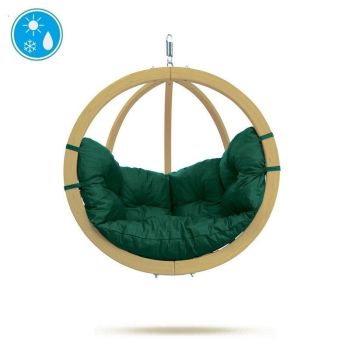 Globo Chair - Spruce Wood/Polypropylene - L69 x W118 x H121 cm - Verde