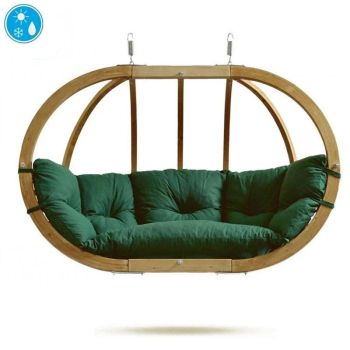 Globo Royal Chair - Spruce Wood/Polypropylene - L72 x W118 x H176 cm - Verde