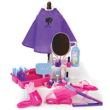 Sophia's 18" Doll Hair Salon Set - Hot Pink/Light Pink/Purple/Light Blue - 10 x 4 x 10 cm