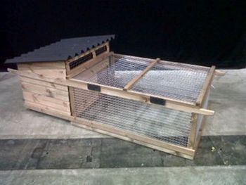 Bantam Poultry House and Run - Poultry coop for chickens - For up to 6 Hens
