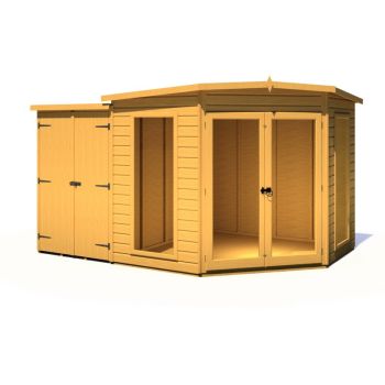 Barclay 8 x 12 Feet with Side Shed - L127.4 x W237.3 x H190.2 cm