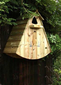 Buttercup Barn Owl Box - Pressure Treated Red Pine - W55 x H103.8 cm