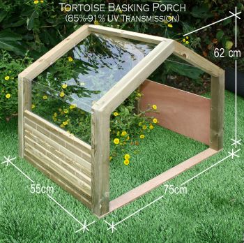 Optional Basking Porch for Tortoise House