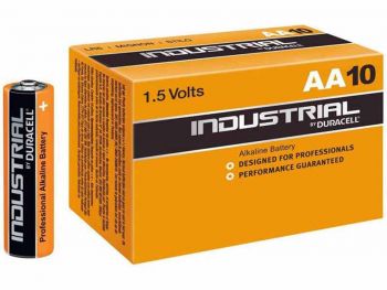 Duracell Industrial 1.5V AA Batteries - 10 Pack