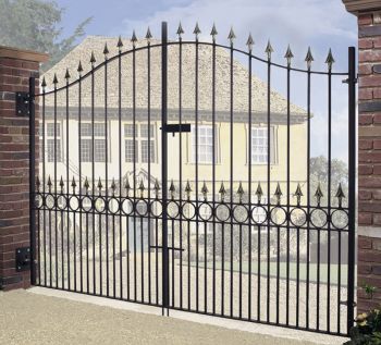Balmoral Premium Range Tall Bow Top Double Gate Fits Opening 2134 mm