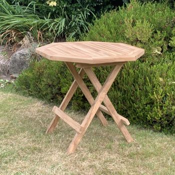 Octagonal Picnic Table - Wood - L45 x W45 x H50 cm