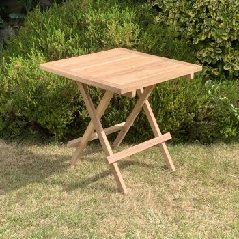 Square Picnic Table - Wood - L45 x W45 x H50 cm