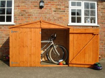 Bike Store Apex Shiplap Garden Bicycle Shed with floor