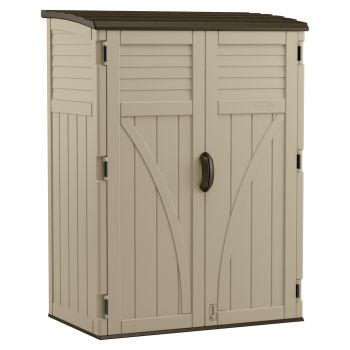 Aston Large Storage Cabinet - Resin - L83 x W135 x H182 cm - Sand