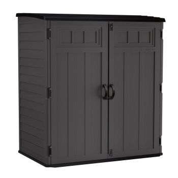 Hamilton XL Storage Cabinet - Resin - L112 x W179 x H197 cm - Peppercorn Grey