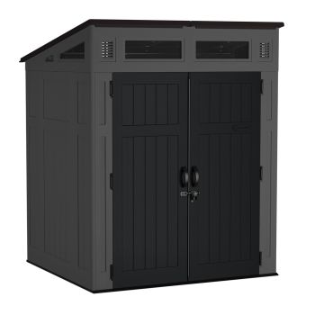 6 x 5 Modernist Shed - Resin - L173 x W189 x H228 cm
