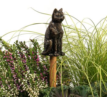 Cat Cane or Stake Topper