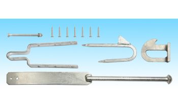 Evington Farm/Field Style 5 Bar Gate Spring Fastener Set - Galvanised