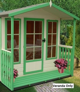 Kensington 7x10 Summerhouse with Veranda