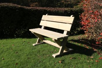 Ashcome Bench, traditional wooden garden - 2 seat