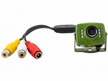 Wired Bird Box Camera with Night Vision (Spare camera only) Green, 8 Volt PSU 2.1mm Jack