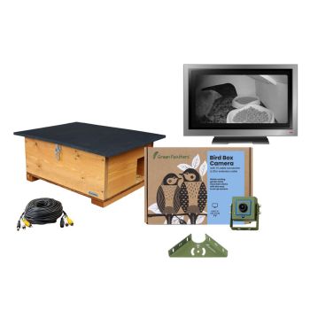Cable Connection Outdoor Hedgehog Bird Box and Wildlife Camera Pack