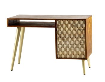 Edison Desk - Solid Mango Wood - L58 x W117 x H78 cm