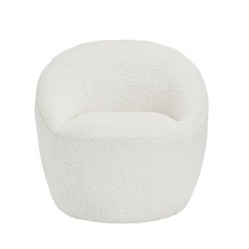 Cocoon Chair - Boucle - L77 x W75.5 x H70.5 cm - Off White