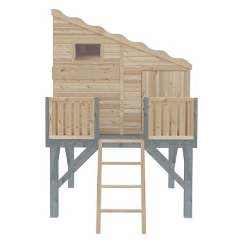 Command Post + Platform Playhouse Kid's Wendy House