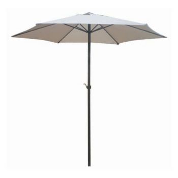 Parasol - L270 X W270 X H240 cm - Assembled - Cream