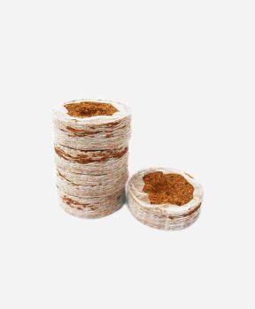 CoirCoins - Pack of 50 - Coco Peat Mix - L32 x W32 cm