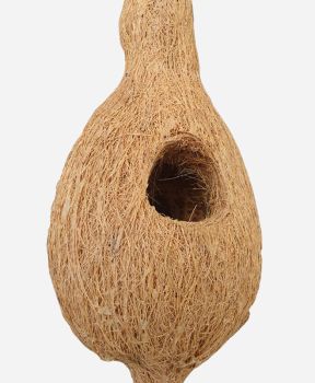 Bird Nest - Fibre/Coconut Shell/Rubber - Small - L15 x H40 cm