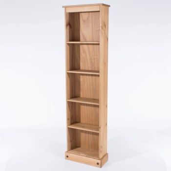 Corona Tall Narrow Bookcase