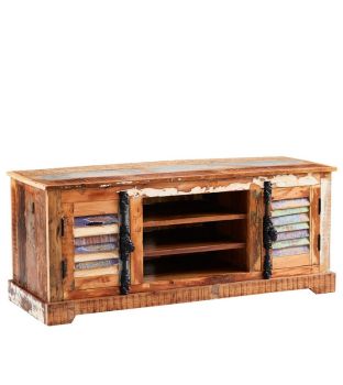 Coastal TV Cabinet - Wood - L45 x W125 x H52 cm