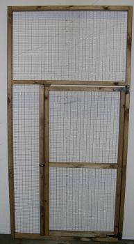 Panel Door 6' x 3' (1" x 1/2" x19g) - Aviary panels â€“ Build your own pet run, poultry enclosure, aviary Contact us for a FREE quote or order online.