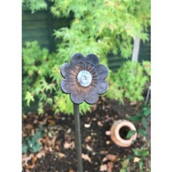 Daisy Pin Support 4Ft (Bare Metal/Natural Rust) (Pack of 3) - Steel - H121.9 cm
