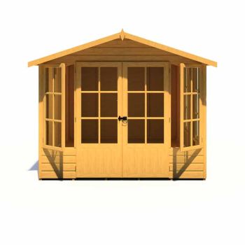 Delmora 8 x 12 Shiplap Summerhouse - Wood - L2456 x W3582 x H2174 mm