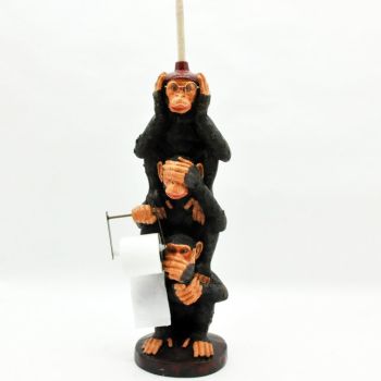 Monkey Toilet Roll Holder - L35 x W35 x H85 cm