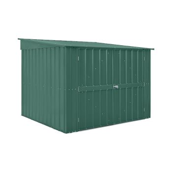 6 x 6 Feet Globel Bike Locker - Steel/Metal - Green