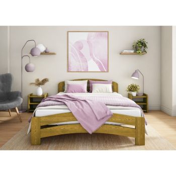 Dala Bed Frame 3 Feet - Wood - L197 x W98 x H80 cm - Botany