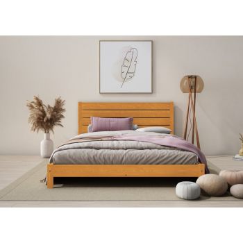 Shibui Bed Frame 3 Feet - Wood - L197 x W98 x H90 cm - Teak