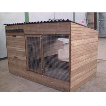 Cambridge Poultry house With Integral Run - Chicken coop for up to 10 hens - L246 x W130 x H137 cm