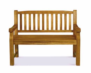 Turnbury 2 Seater Bench - Timber - L59 x W92 x H120 cm