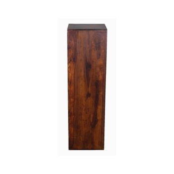 Jaipur Medium Lamp Table - Sheesham Wood - L20 x W20 x H75 cm - Honey Dark Finish