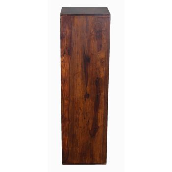 Jaipur Large Lamp Table - Sheesham Wood - L25 x W25 x H85 cm - Honey Dark Finish