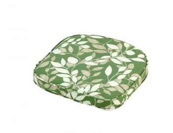 Cotswold Leaf Standard D Pad Outdoor Garden Furniture Cushion - L41 x W38 cm