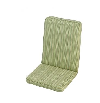 Cotswold Stripe Low Recliner Outdoor Garden Furniture Cushion - L96 x W42 cm