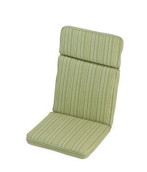 Cotswold Stripe High Recliner Outdoor Garden Furniture Cushion - L116 x W49 cm