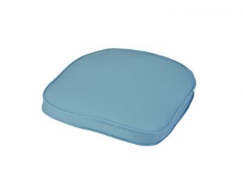 Placid Standard D Pad Outdoor Garden Furniture Cushion - L41 x W38 x H4 cm - Blue 