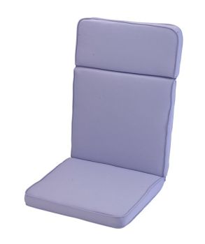 Heather High Recliner Outdoor Garden Furniture Cushion - L116 x W49 x H4 cm - Purple
