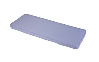 Heather 3 Seater Bench Outdoor Garden Furniture Cushion - L141 x W48 x H4 cm - Purple