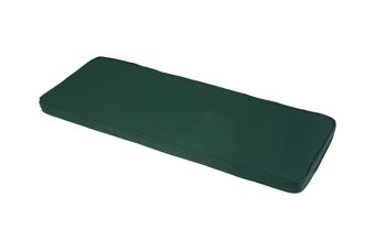 3 Seater Bench Outdoor Garden Furniture Cushion - L141 x W48 x H4 cm - Forest Green