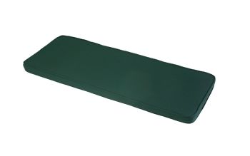 2 Seater Bench Outdoor Garden Furniture Cushion - L116 x W48 x H4 cm - Forest Green