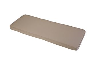 Stone 2 Seater Bench Outdoor Garden Furniture Cushion - L116 x W48 x H4 cm